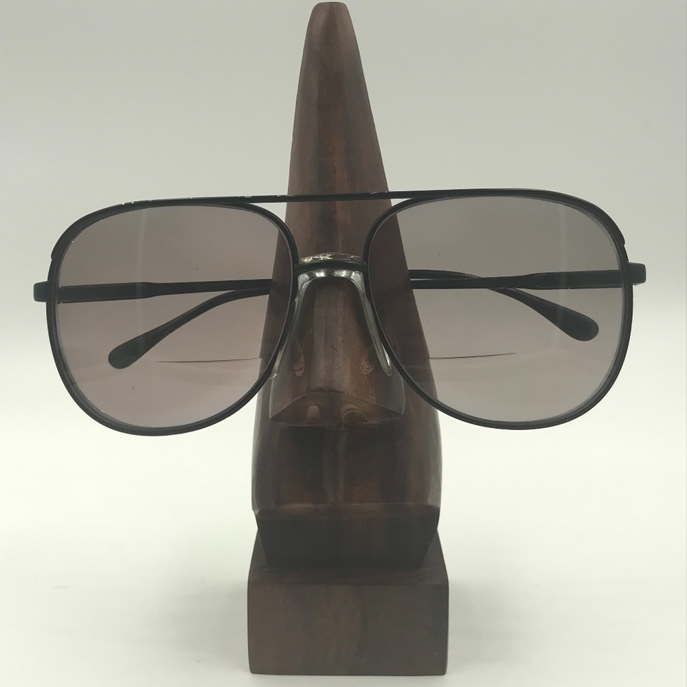 VINTAGE BLACK METAL AVIATOR SUNGLASSES FRAMES
